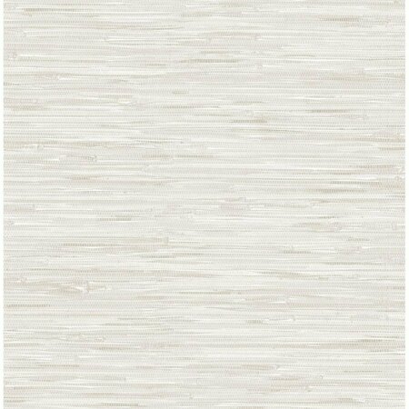 NUWALLPAPER Cream Grassweave Peel & Stick Wallpaper NU2875